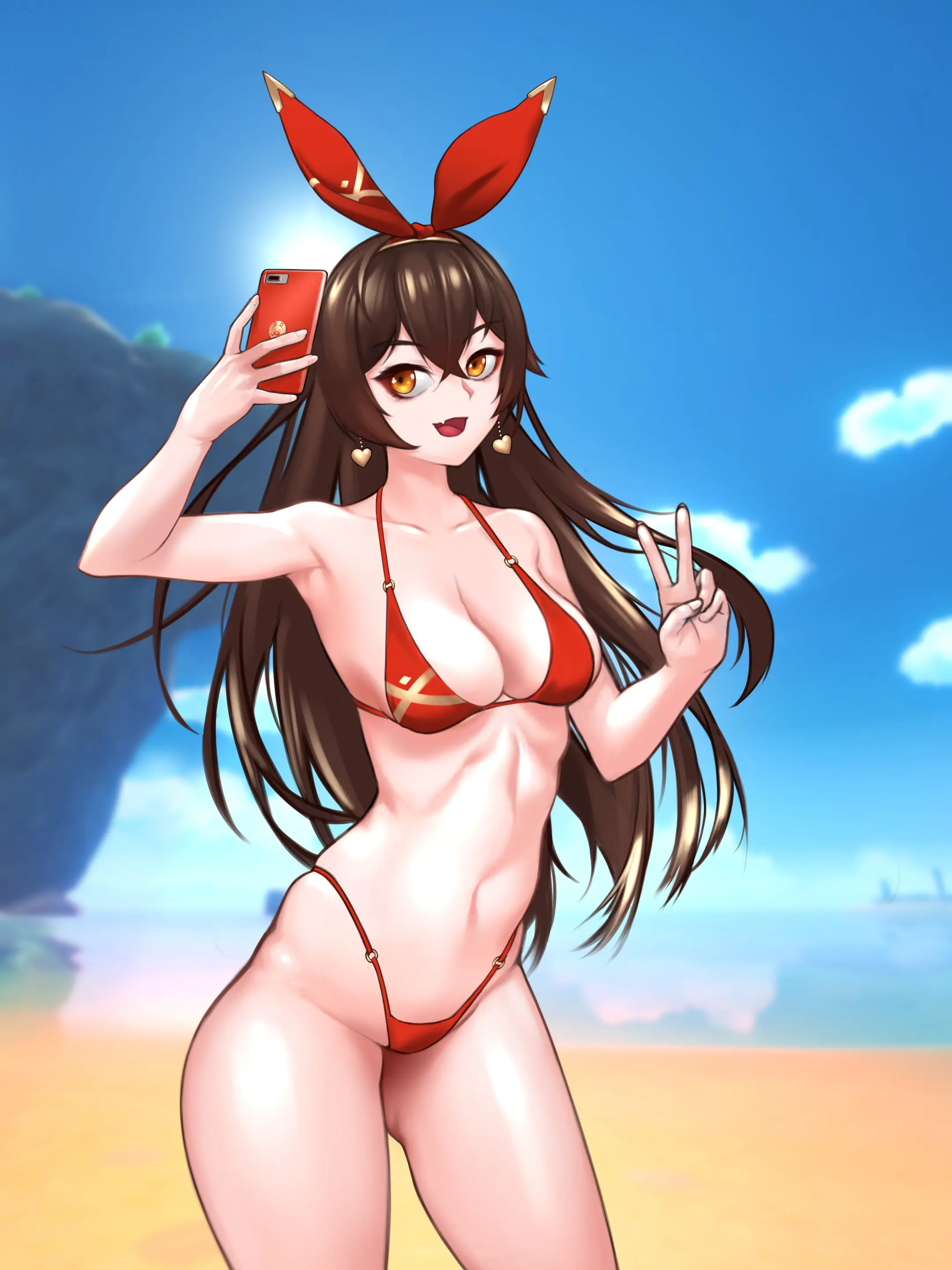 Genshin_Amber_Swimsuits (Decensored)